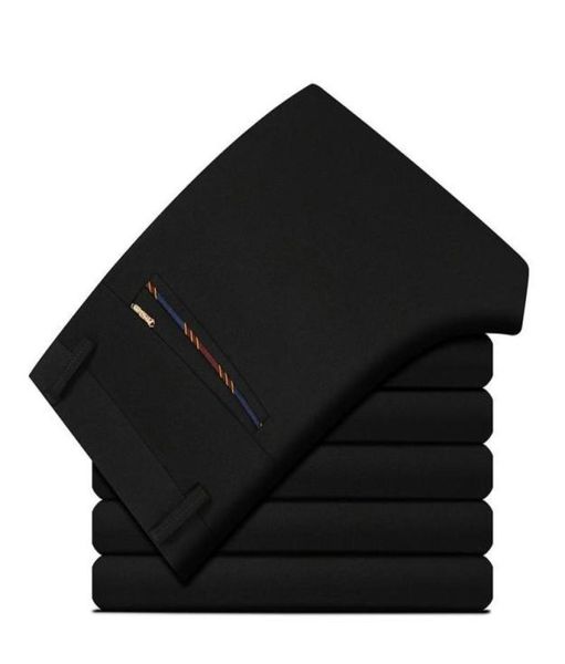 men039s pants spring business casual brand straight pant autumn man cotton black work large size classic blue long trousers7166608
men039s pants spring business casual brand straight pant autumn man cotton black work large size classic blue long trousers7166608