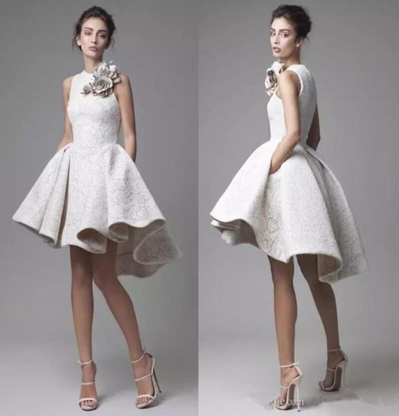 krikor jabotian lace prom dresses high low jewel neckline handmade flower appliqued formal dress short lace party dresses evening 2804104, Black
krikor jabotian lace prom dresses high low jewel neckline handmade flower appliqued formal dress short lace party dresses evening 2804104, Black