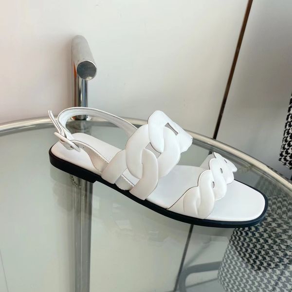classic womens flat heel sandals white black genuine leather anti slip comfortable casual shoes designer patent beach miter slippers 35,40,4
classic womens flat heel sandals white black genuine leather anti slip comfortable casual shoes designer patent beach miter slippers 35,40,4