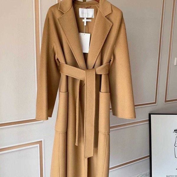 trendy woolen coat max designer double-sided coat ins cashmere woolen casual mid-length cardigan jacket warm windbreaker womens clothing, Black
trendy woolen coat max designer double-sided coat ins cashmere woolen casual mid-length cardigan jacket warm windbreaker womens clothing, Black