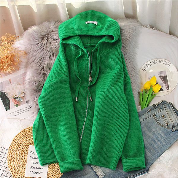 women's knits tees spring autumn knit sweater coat women fashion hooded long sleeve loose oversize cardigan woman harajuku knitted coa, White
women's knits tees spring autumn knit sweater coat women fashion hooded long sleeve loose oversize cardigan woman harajuku knitted coa, White