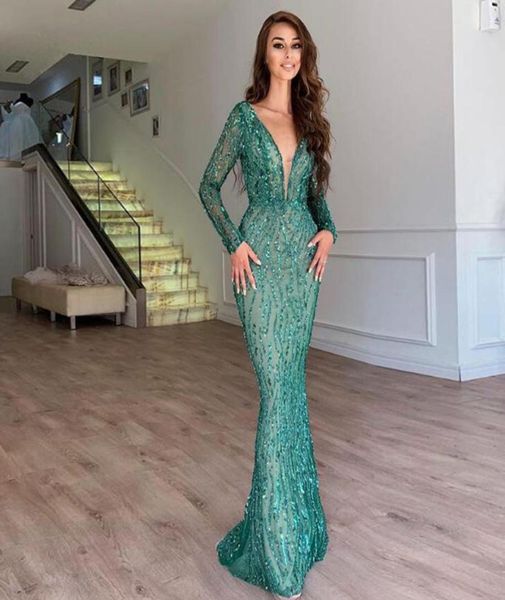 emerald green sequined mermaid evening dresses long sleeves sweep train v neck formal prom party gowns1795993, Black;red
emerald green sequined mermaid evening dresses long sleeves sweep train v neck formal prom party gowns1795993, Black;red