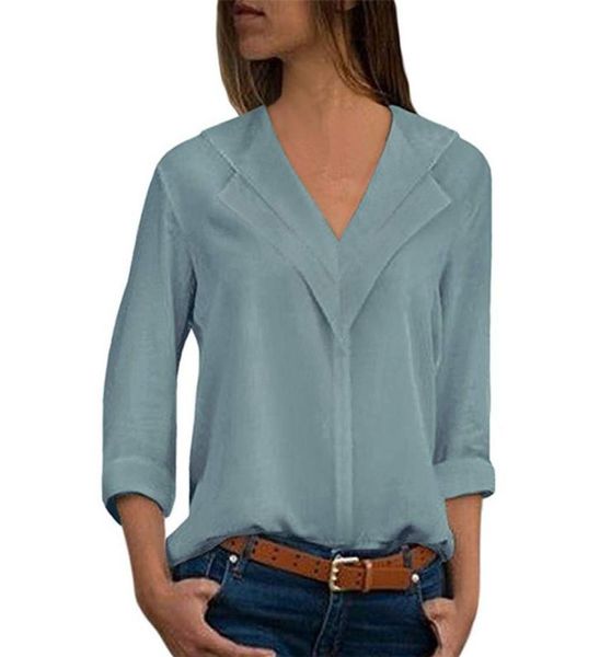 white blouse long sleeve chiffon blouse double vneck women and blouses solid office shirt lady blouse shirt blusas camisa9985730
white blouse long sleeve chiffon blouse double vneck women and blouses solid office shirt lady blouse shirt blusas camisa9985730