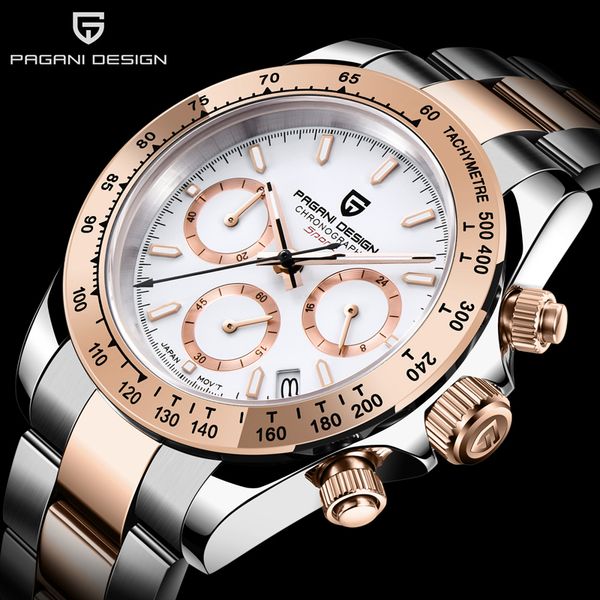 wristwatches pagani design men's watches brand luxury mens quartz wrist watch men stainless steel chronograph relogio masculino 230809, Slivery;brown
wristwatches pagani design men's watches brand luxury mens quartz wrist watch men stainless steel chronograph relogio masculino 230809, Slivery;brown