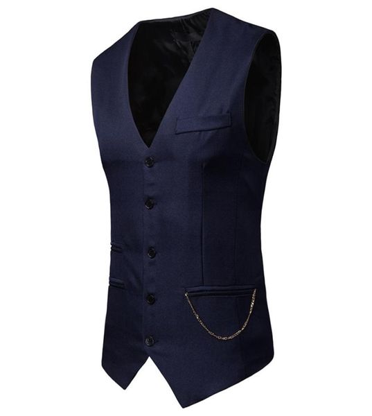 nightclub chain waistcoat vest men 2019 brand new single breasted suit vest men business casual tuxedo dress vests gilet uomo1431392, Black;white
nightclub chain waistcoat vest men 2019 brand new single breasted suit vest men business casual tuxedo dress vests gilet uomo1431392, Black;white