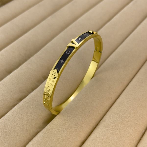 brand woman bangle with floral designs fashion women bracelet gold silver bangles luxury bracelets gift jewelry, Black
brand woman bangle with floral designs fashion women bracelet gold silver bangles luxury bracelets gift jewelry, Black