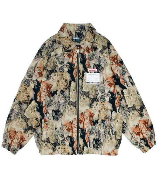 men039s jackets men hip hop cat print jacket coat streetwear bomber 2021 autumn harajuku cotton casual outwear zipper1045109, Black;brown
men039s jackets men hip hop cat print jacket coat streetwear bomber 2021 autumn harajuku cotton casual outwear zipper1045109, Black;brown