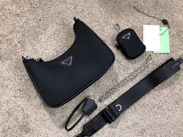 evening bags the correct version of hobo bag nylon three piece set with box chain in one underarm shoulder crossbody 230809
evening bags the correct version of hobo bag nylon three piece set with box chain in one underarm shoulder crossbody 230809