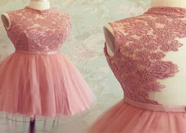 vintage blue pink short homecoming dress high neck lace mini prom dresses custom made illusion back cocktail party dresses 20173667598361
vintage blue pink short homecoming dress high neck lace mini prom dresses custom made illusion back cocktail party dresses 20173667598361