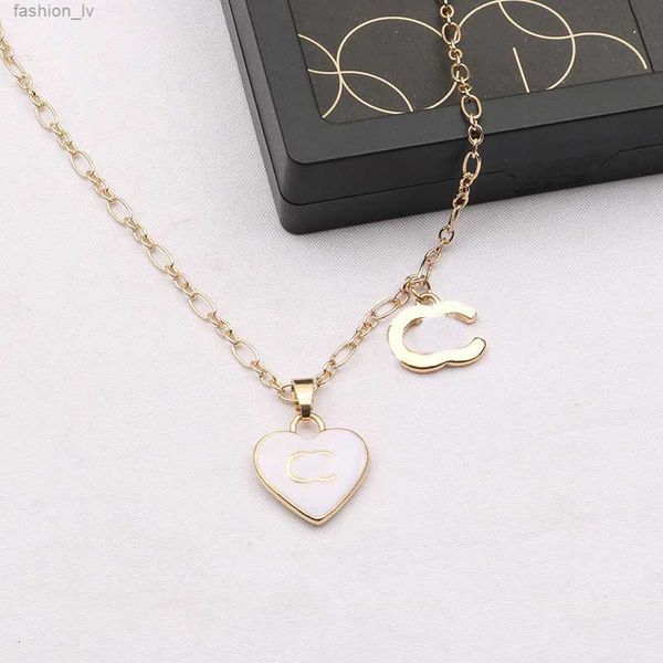 luxury designer brand heart double letter pendant necklaces chain 18k gold plated crystal rhinestone sweater newklace for women wedding jewe, Silver
luxury designer brand heart double letter pendant necklaces chain 18k gold plated crystal rhinestone sweater newklace for women wedding jewe, Silver