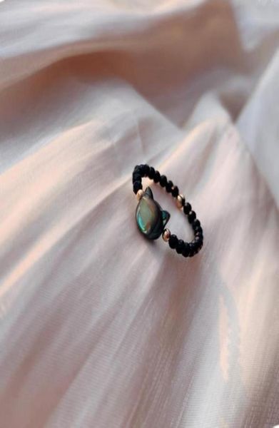cluster rings qiluxy handmade natural shell black white cat for women korean fashion healing crystal accessories jewelry3105787, Golden;silver
cluster rings qiluxy handmade natural shell black white cat for women korean fashion healing crystal accessories jewelry3105787, Golden;silver