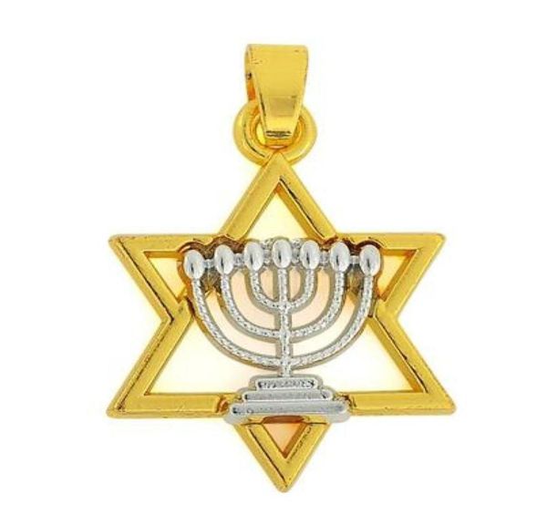 10pcslot 18k gold and silver plated necklaces jewish faith two tone menorah in david star religious charm necklace faith jewelry 54209545, Bronze;silver
10pcslot 18k gold and silver plated necklaces jewish faith two tone menorah in david star religious charm necklace faith jewelry 54209545, Bronze;silver