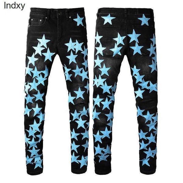 man skinny jeans men black ripped jeans mens designer rip pants denim blue star patches straight zipper fly hole fashion halloween hip hop 2
man skinny jeans men black ripped jeans mens designer rip pants denim blue star patches straight zipper fly hole fashion halloween hip hop 2