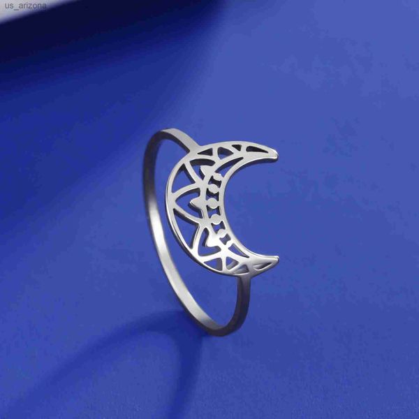 skyrim crescent moon lotus ring stainless steel women's finger rings 2023 new in fashion wedding jewelry gift wholesale l230620, Silver
skyrim crescent moon lotus ring stainless steel women's finger rings 2023 new in fashion wedding jewelry gift wholesale l230620, Silver