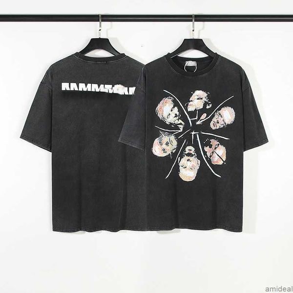 men's t-shirt couple american high street large size hip hop niche retro fashion and women's same style short sleeve loose wash do, White;black
men's t-shirt couple american high street large size hip hop niche retro fashion and women's same style short sleeve loose wash do, White;black