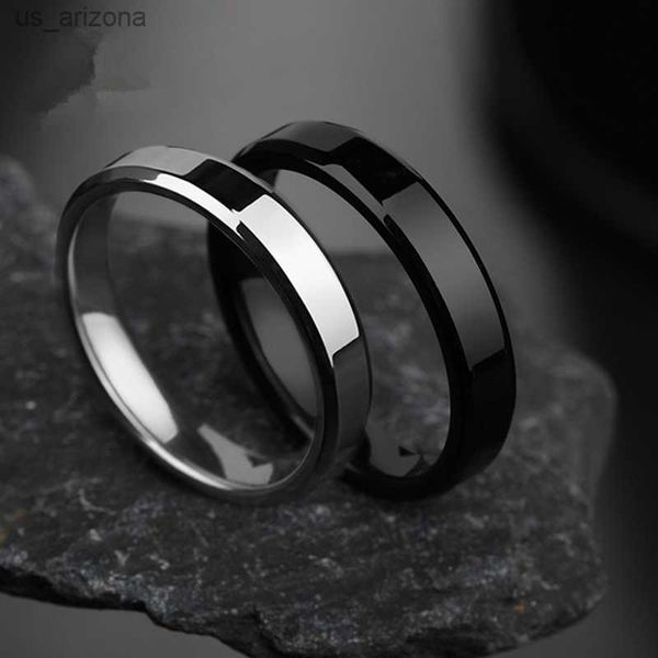 4mm simple smooth women rings black stainless steel men rings birthday gifts l230620, Silver
4mm simple smooth women rings black stainless steel men rings birthday gifts l230620, Silver