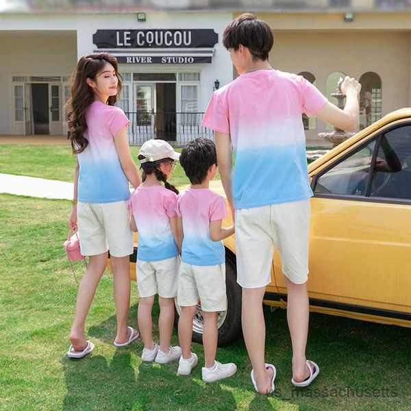 family matching outfits family matching outfits summer mum daughter dad son gradient cotton t-shirt shorts holiday couple matching clothes r, Blue
family matching outfits family matching outfits summer mum daughter dad son gradient cotton t-shirt shorts holiday couple matching clothes r, Blue