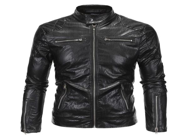 whole 2016 new spring autumn leather jacket men slim standard stand collar jacket faux leather moto coat suede 18y6194107989, Black
whole 2016 new spring autumn leather jacket men slim standard stand collar jacket faux leather moto coat suede 18y6194107989, Black