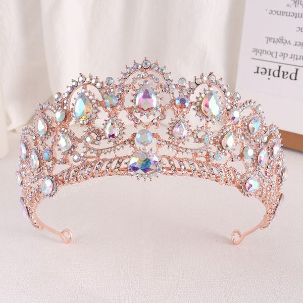 baroque ab crystal crown bridal hair accessories new elegant rhinestone tiaras women girls wedding dress headbands, Slivery;white
baroque ab crystal crown bridal hair accessories new elegant rhinestone tiaras women girls wedding dress headbands, Slivery;white