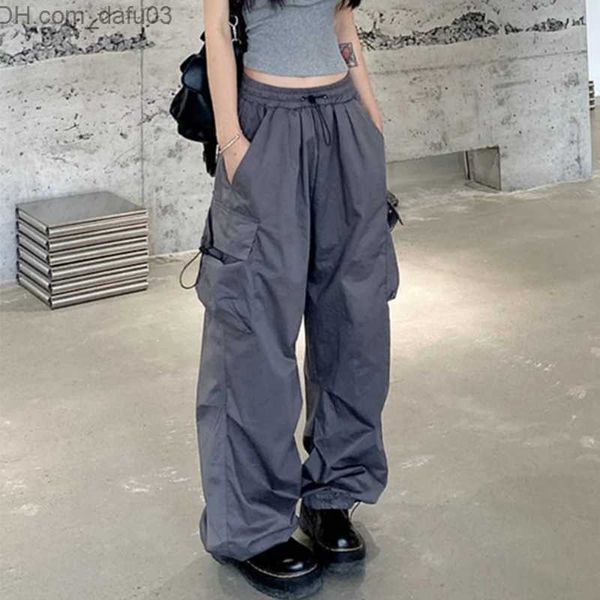 women's pants capris y2k street clothing goods pants women's casual vintage bag wide leg straight three person jogging large pocke, Black;white
women's pants capris y2k street clothing goods pants women's casual vintage bag wide leg straight three person jogging large pocke, Black;white