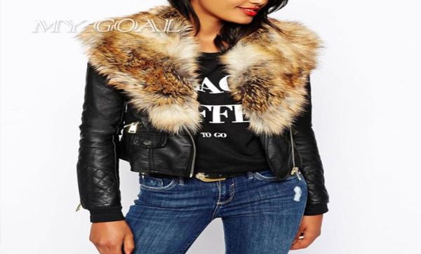 whole winter warm women basic jackets coats fashion faux pu leather slim overwear female long sleeve artificial fur collar ja2250755, Black;brown
whole winter warm women basic jackets coats fashion faux pu leather slim overwear female long sleeve artificial fur collar ja2250755, Black;brown