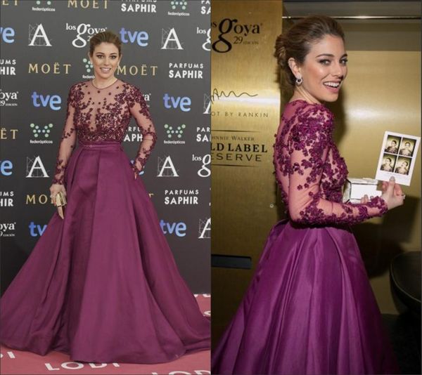 2015 evening dresses zuhair murad burgundy long sleeves sheer back a line taffeta sash custom made evening gowns celebrity dress p6448364, Black;red
2015 evening dresses zuhair murad burgundy long sleeves sheer back a line taffeta sash custom made evening gowns celebrity dress p6448364, Black;red