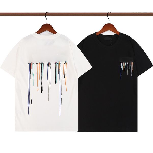 men's t shirts designers colorful printed short-sleeved men's and women's crew neck loose cotton t-shirt, White;black
men's t shirts designers colorful printed short-sleeved men's and women's crew neck loose cotton t-shirt, White;black