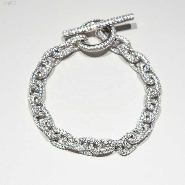 luxury hip hop jewelry sterling silver o shape iced moissanite cable cuban link bracelet
luxury hip hop jewelry sterling silver o shape iced moissanite cable cuban link bracelet