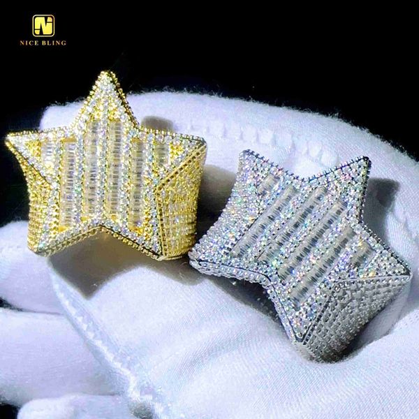 designer jewelry sterling silver hiphop iced out jewelry baguette cut diamond rings moissanite stars ring
designer jewelry sterling silver hiphop iced out jewelry baguette cut diamond rings moissanite stars ring