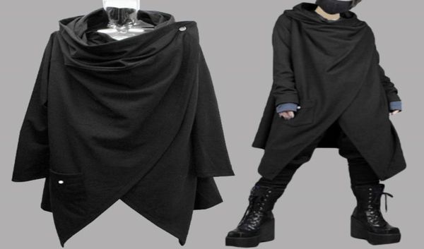 incerun fashion men trench coats long sleeve solid streetwear punk style men cloak cape vintage cotton casual irregular jackets9344104439, Black;brown
incerun fashion men trench coats long sleeve solid streetwear punk style men cloak cape vintage cotton casual irregular jackets9344104439, Black;brown