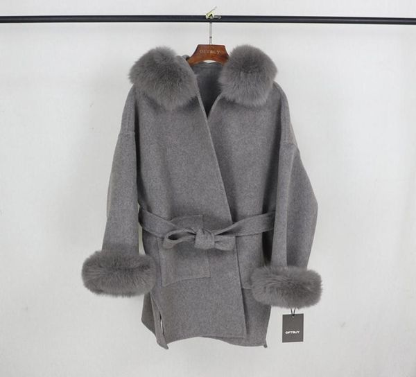 oftbuy 2020 real fur coat winter jacket women natural fox fur collar cuffs hood cashmere wool woolen oversize ladies outerwear5306403, Black
oftbuy 2020 real fur coat winter jacket women natural fox fur collar cuffs hood cashmere wool woolen oversize ladies outerwear5306403, Black