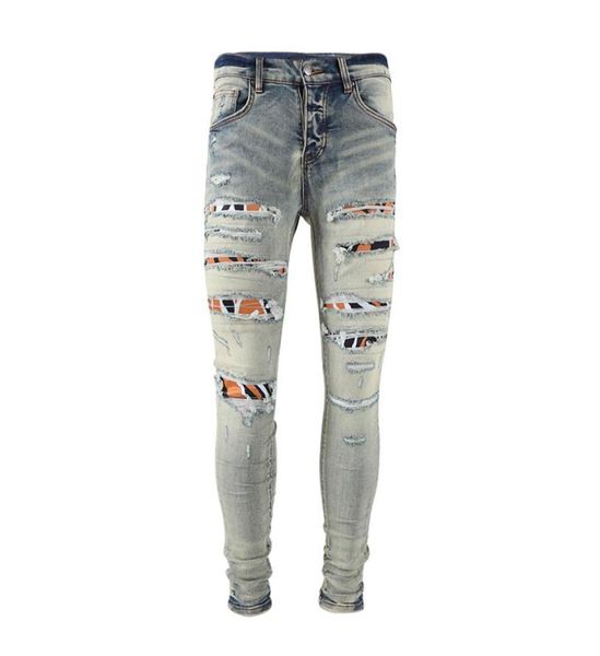 mens jeans yellow mud color european and american fashion high street hole cut patch leopard print leisure slim feet tight pants t9579623, Blue
mens jeans yellow mud color european and american fashion high street hole cut patch leopard print leisure slim feet tight pants t9579623, Blue