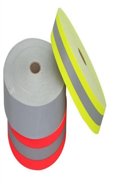

5cm traffic signal flame retardant cotton rescue fire fighting fluorescent reflective ribbon warning safety tape thermostability c8146672