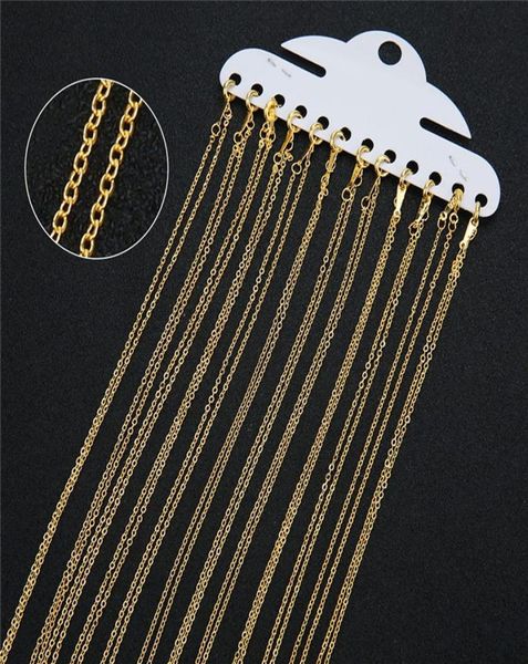 12pcs dia 1 5mm metal losster clasps chains necklace lot women copper gold color link chain necklace fashion jewelry length 40cm264705308, Silver
12pcs dia 1 5mm metal losster clasps chains necklace lot women copper gold color link chain necklace fashion jewelry length 40cm264705308, Silver