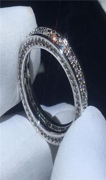 choucong fashion circle ring white gold filled 3 rows diamond engagement wedding band rings for women bridal finger jewelry4149476, Slivery;golden
choucong fashion circle ring white gold filled 3 rows diamond engagement wedding band rings for women bridal finger jewelry4149476, Slivery;golden