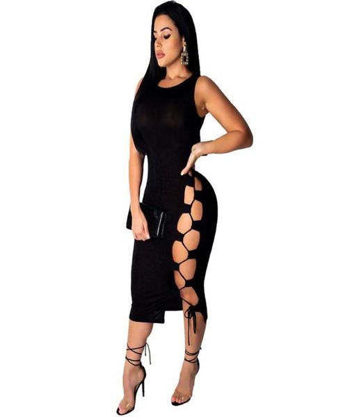 women sleeveless tank black bandage dress oneck hollow out kneelength bodycon midi dress celebrity party dresses vestidos4894314, Black;gray
women sleeveless tank black bandage dress oneck hollow out kneelength bodycon midi dress celebrity party dresses vestidos4894314, Black;gray