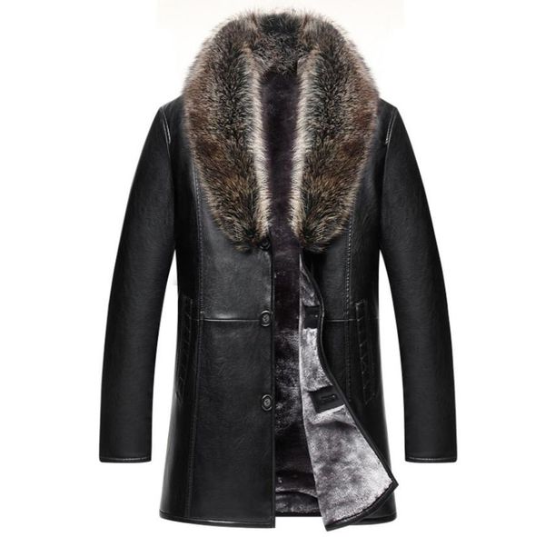 mens winter leather jackets fur coats 5xl overcoat real raccoon fur collar shearling warm outerwear windbreaker waterproof9956799, Black
mens winter leather jackets fur coats 5xl overcoat real raccoon fur collar shearling warm outerwear windbreaker waterproof9956799, Black