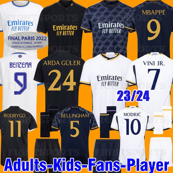 23 24 season real madrids fans player soccer jerseys benzema bellingham 2023 vini jr football shirts camiseta de futbol men kids kit uniform, Black;yellow
23 24 season real madrids fans player soccer jerseys benzema bellingham 2023 vini jr football shirts camiseta de futbol men kids kit uniform, Black;yellow