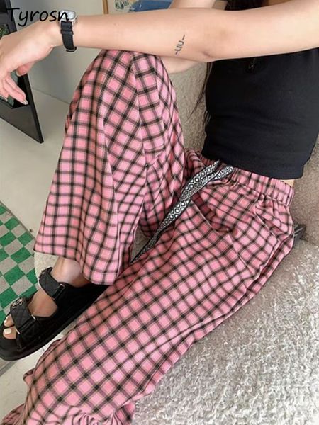 womens pants capris plaid women s4xl loose retro design allmatch daily korean style summer casual stylish trousers basic sweet students 2308, Black;white
womens pants capris plaid women s4xl loose retro design allmatch daily korean style summer casual stylish trousers basic sweet students 2308, Black;white