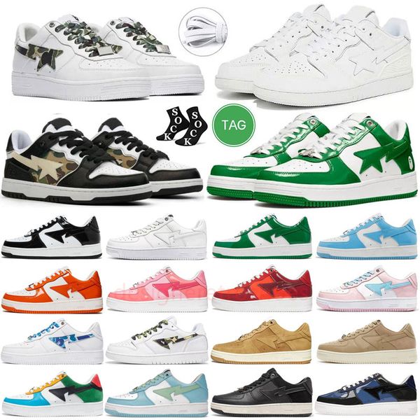 designer a bathing ape sk8 casual shoes low for men sneakers patent leather black white blue camouflage skateboarding plate-forme trainers s
designer a bathing ape sk8 casual shoes low for men sneakers patent leather black white blue camouflage skateboarding plate-forme trainers s