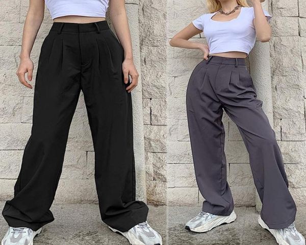 fashion women039s office ladies loose slimming straight button casual suit pants women7905987, Black;white
fashion women039s office ladies loose slimming straight button casual suit pants women7905987, Black;white