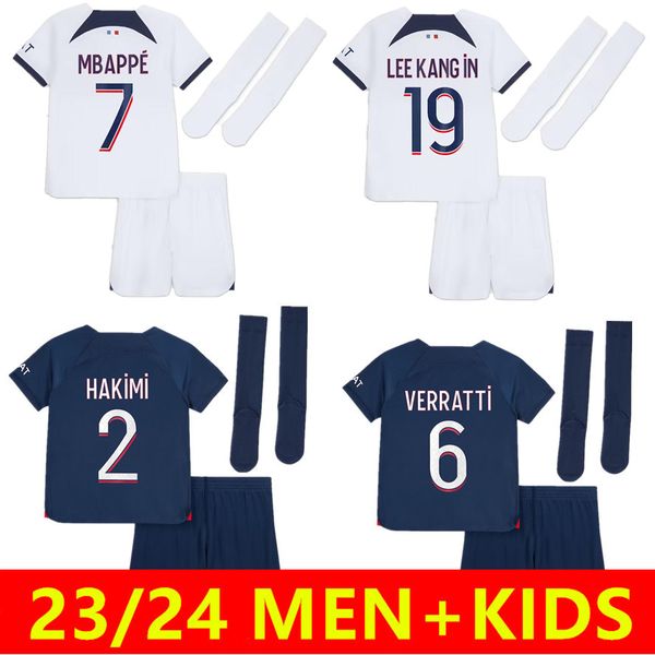 kids 2023 2024 football kits mbappe lee kang in soccer jerseys 23/24 home dembele marquinhos sergio ramos hakimi verratti kimpembe uniform k, Black
kids 2023 2024 football kits mbappe lee kang in soccer jerseys 23/24 home dembele marquinhos sergio ramos hakimi verratti kimpembe uniform k, Black
