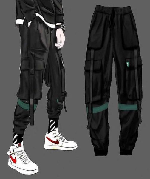 cargo pants men solid color black loose casual jogger pocket elastic waist ankle length trousers techwear x06264110267
cargo pants men solid color black loose casual jogger pocket elastic waist ankle length trousers techwear x06264110267