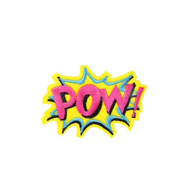 10pcs pow embroidered patches for clothing iron on transfer applique patch for bags jeans diy sew on embroidery sticker6754446, Black
10pcs pow embroidered patches for clothing iron on transfer applique patch for bags jeans diy sew on embroidery sticker6754446, Black