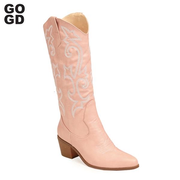 boots gogd women's white knee high boots western cowboy boots wide calf embroidered pointed toe block heel pull-on cowgirl boots 230809, Black
boots gogd women's white knee high boots western cowboy boots wide calf embroidered pointed toe block heel pull-on cowgirl boots 230809, Black