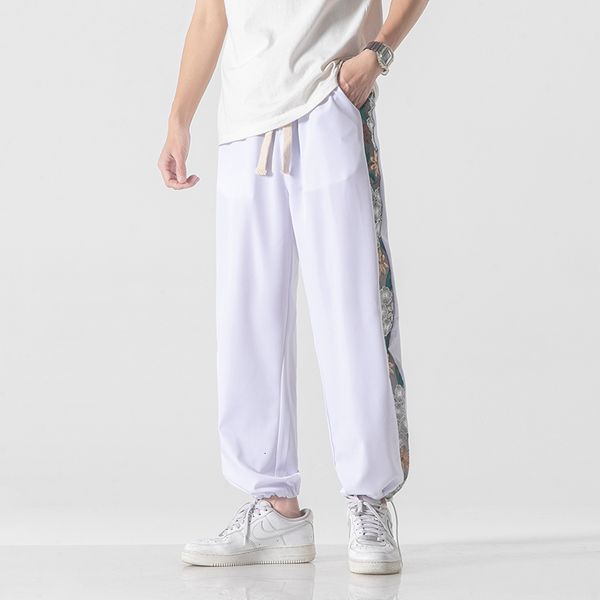 mens pants fashion summer white harem men print elastic drawstring design trousers male thin comfort soft ice silk 230810, Black
mens pants fashion summer white harem men print elastic drawstring design trousers male thin comfort soft ice silk 230810, Black
