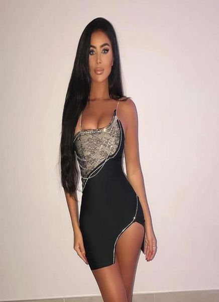 casual dresses summer ladies spaghetti strap diamond mini dress lace panel split body tight bandage black celebrity party dre6752172, Black;gray
casual dresses summer ladies spaghetti strap diamond mini dress lace panel split body tight bandage black celebrity party dre6752172, Black;gray
