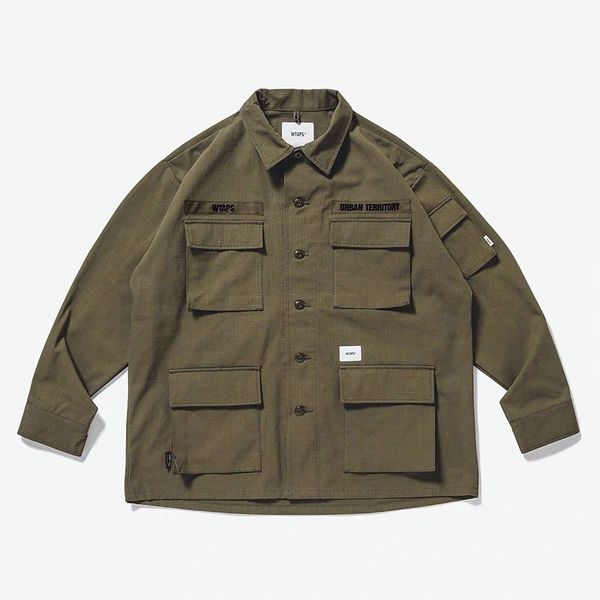 mens jackets wtaps jungle ls nyco ripsjacket autumn cool four pocket work shirt fashion two color casual coat for women 230809, Black;brown
mens jackets wtaps jungle ls nyco ripsjacket autumn cool four pocket work shirt fashion two color casual coat for women 230809, Black;brown