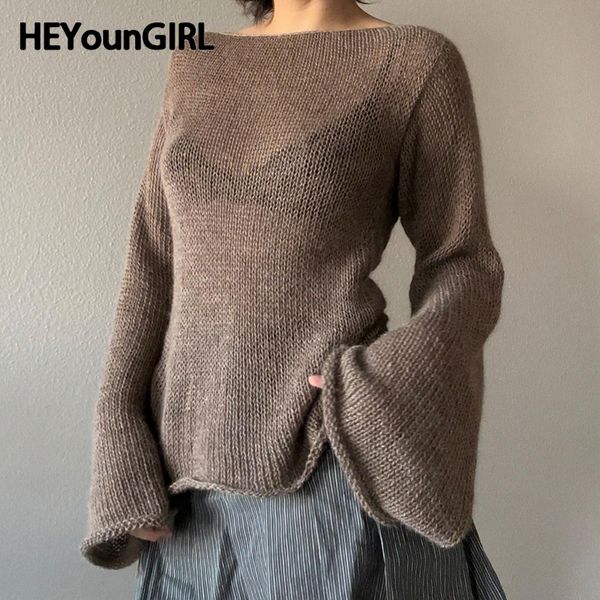women's sweaters heyoungirl backless y2k sweater autumn women full sleeve loose fit bandage knit pullovers casual 90s vintage lady outf, White;black
women's sweaters heyoungirl backless y2k sweater autumn women full sleeve loose fit bandage knit pullovers casual 90s vintage lady outf, White;black