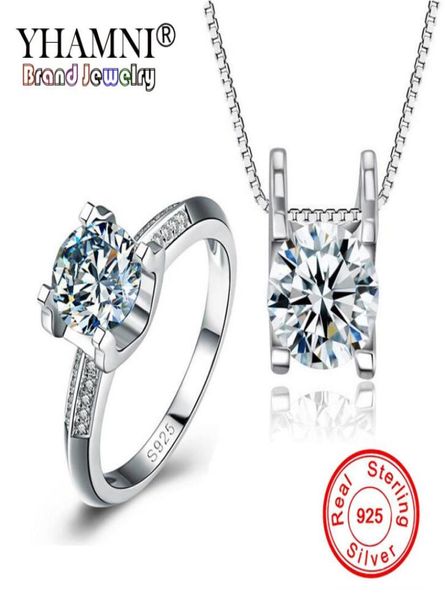 yhamni luxury original 925 sterling silver jewelry wedding sets sona cz zirconia jewelry ring collar accesorios sets tdz0373810029, Slivery;golden
yhamni luxury original 925 sterling silver jewelry wedding sets sona cz zirconia jewelry ring collar accesorios sets tdz0373810029, Slivery;golden